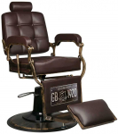 Juuksuritool Gabbiano Boss 126467, 48 x 50 x 106 - 123 cm, tumepruun v.