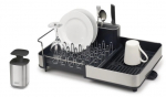 N&otilde;udekuivatusrest Joseph Joseph Rethink Your Sink, 36.4 cm x 32 cm x 16.1 cm, plastik/metall, must v.