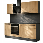 K&ouml;&ouml;gikomplekt ASM Porto, antratsiit v./artisan oak v., 2.2 m
