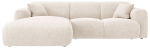 Nurgadiivan Cosmopolitan Design Nolio Haga 23, helebeež, vasak, 170 x 260 cm x 72 cm