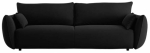 Diivanvoodi Cosmopolitan Design Matera Velvet Salvador 19, must v., 108 x 240 cm x 86 cm