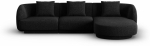Nurgadiivan Cosmopolitan Design Tulum, must v., parem, 156 x 255 cm x 70 cm