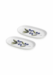 Serveerimistaldrik, komplekt Hermia OVS0021, 26 cm, 2 tk, Sinine v./Valge v./Roheline v.
