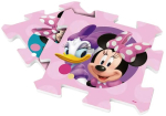 Matt beebidele - pusle EcoToys Minnie, 30 cm x 30 cm, 8 tk, roosa v.