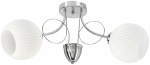 Valgusti lagi Candellux Lighting Tartine 32-52056, E27, 2 x 40 W, valge v. / h&otilde;be v.