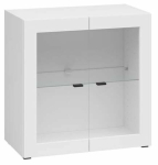 Vitriinkapp System 64, valge v., 35 cm x 64 cm x 64 cm