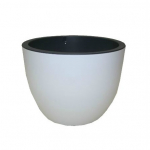 Lillepott Form Plastic Muna 3320, plastik, valge v.