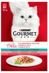 Kassi m&auml;rgtoit Purina Gourmet Adult, kalaliha, 0.05 kg, 6 tk