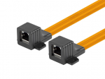 Adapter Lanberg Inline Coupler ADS-RJ45-RJ45-245 RJ-45 Female, RJ-45 female, 0.2 m, oranž v.