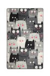 Vaip Conceptum Hypnose Cats Cats Gray Djt, mitmev&auml;rviline, 150 cm x 80 cm