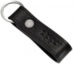 Ripats Zippo Saffiano Keychain, 9 cm, must v.