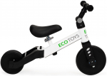 Tasakaaluratas EcoToys 2in1 Bicycle MSP2122, valge/must, 5.9"