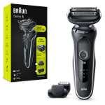 Habemeraseerija Braun Series 5 51-W1500s, li-ion, valge v./must v.