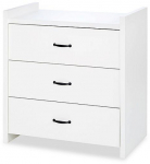 Kummut LittleSky Amelia, valge v., 84 cm x 46 cm x 89 cm