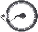 Massaaživibu HMS Hula Hoop With Counter, 45 cm, 0.4 kg, must v./hall v.