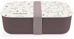 Toidukonteiner Miniland ECO Chick, 1 ml, 0 kuud, looduslikud biop&otilde;hised materjalid, valge/roosa