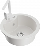 K&ouml;&ouml;givalamu Mexen Diego 6512-20-670300-20, graniit, 48.8 cm x 48.8 cm x 16.7 cm, valge/kroom