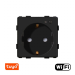 Pistikupesa Feelspot FSKLW16B 47-00059, maandusega, must v.