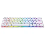 Juhtmega m&auml;nguklaviatuur Razer Huntsman Mini Huntsman Mini Mercury Razer Analog Optical, DE, valge v.