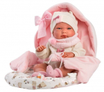 Beebinukk Llorens Newborn Nica 73802, 40 cm, pruun
