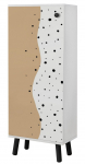Kingakapp Kalune Design Vegas SB 962, pruun v./valge v., 38 cm x 50 cm x 135 cm