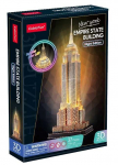 3D-pusle Cubicfun Empire State Building, 14.2 cm x 19.2 cm, 37 tk, mitmev&auml;rviline