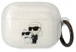 K&otilde;rvaklappide &uuml;mbris Karl Lagerfeld AirPods Pro, l&auml;bipaistev v.
