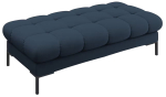 Esiku pink Micadoni Home Mamaia, sinine v./must v., 62 cm x 133 cm x 41 cm