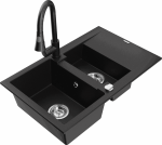 K&ouml;&ouml;givalamu koos kraaniga Mexen Gaspar Elia, graniit, 73.7 cm x 47.5 cm x 17.7 cm, must/kroom