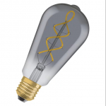 Lambipirn Osram Vintage Smoke LED, 1800 &deg;K, E27, 4 W, 140 lm