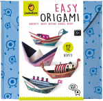 Paberkujukeste valmistamise komplekt Ludattica Easy Origami Boats, mitmev&auml;rviline