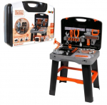 Laste t&ouml;&ouml;riistakomplekt, meistri t&ouml;&ouml;laud Smoby Black & Decker 360734, must v./oranž v.
