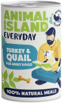 M&auml;rg koeratoit Animal Island Everyday Turkey & Quail, kalkun, 0.4 kg