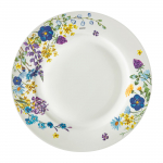 Taldrik magustoidu Ambition Fiori, &Oslash; 19 cm, valge v./mitmev&auml;rviline