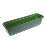Lillepott Lamela 431, plastik, 80 cm x 20 cm, roheline