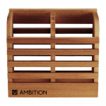 S&ouml;&ouml;giriistade alus Ambition Natural, 16 cm x 14 cm x 7 cm, puit, pruun v.