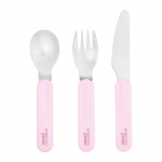 S&ouml;&ouml;giriistade komplekt lastele Ambition Junior Eddie, 1 aasta, plastik/roostevaba teras, roosa