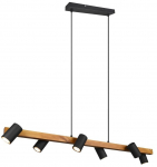 Valgusti rippuv Trio Marley 312490632, GU10, 6 x 35 W, must v.