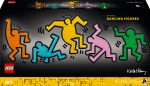 LEGO&reg; Art Keith Haring &ndash; Tantsivad figuurid, elutoakaunistus 31216, 1773 tk