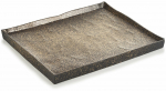 Taldrik magustoidu/serveerimine Revol Cosmic Gold, 21 cm x 18 cm x 1.5 cm, kuldne v./grafiit v.