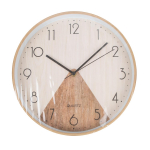 Kvartsseinakell Home Accents Woody, pruun v./valge v., 34 cm x 34 cm, 34 cm