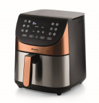 Kuuma&otilde;hufrit&uuml;&uuml;r Ariete 4628 Airy Fryer Grill Metal Gold 7L, kuldne v./h&otilde;be v./must v., 1800 W, 7 l