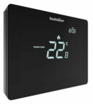 Programmeeritav k&uuml;ttetermostaat Heatmiser Touch Carbon 05-00156, seinakinnitus, must, 10.7 cm, 5 - 35 &deg;C