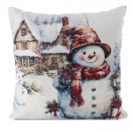 J&otilde;ulu dekoratiivne padjakate PSWA-321, valge/mitmev&auml;rviline, 45 cm x 45 cm