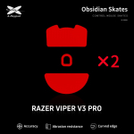 Arvutihiire jalad X-raypad Obsidian Skates Razer Viper V3 Pro, 2 tk
