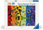 Pusle Ravensburger Floral Reflections, 36 cm x 49 cm, 500 tk, mitmev&auml;rviline