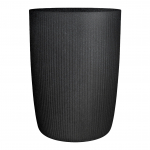 Lillepott Scheurich 69238, plastik, must v.