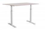 Kirjutuslaud reguleeritava k&otilde;rgusega Sun-Flex EasyDesk Adapt III, valge v./hall v.