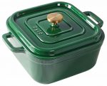 Emailitud malmpott Zyle ZY15GKI, 26 cm, 6 l, roheline v.