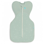 &Otilde;huke magamiskott beebile Love To Dream Swaddle UP 1.5T Stretch, roheline v., 62 cm x 35 cm